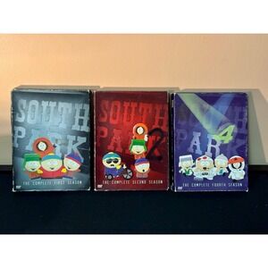 South Park DVD Lot Seasons 1 2 4 Complete Sets Comedy Central Bundle